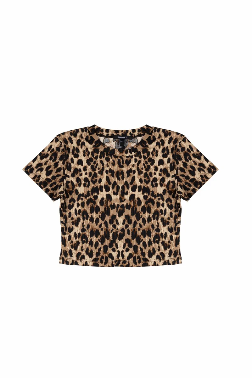 Leopard Print Baby Tee - Image 2