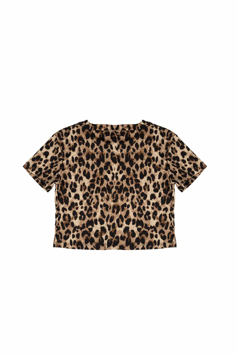 Leopard Print Baby Tee - Image 4