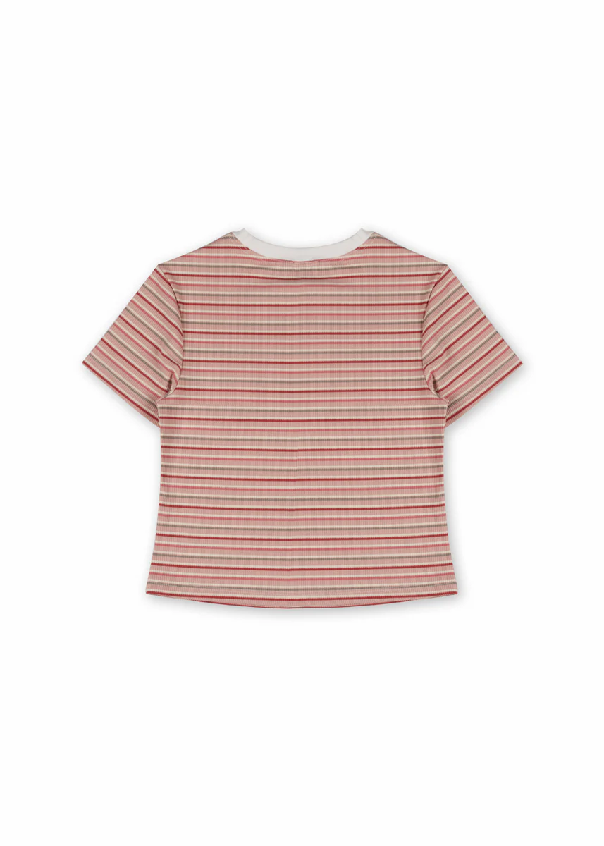 Rib-Knit Striped Baby Tee - Image 3