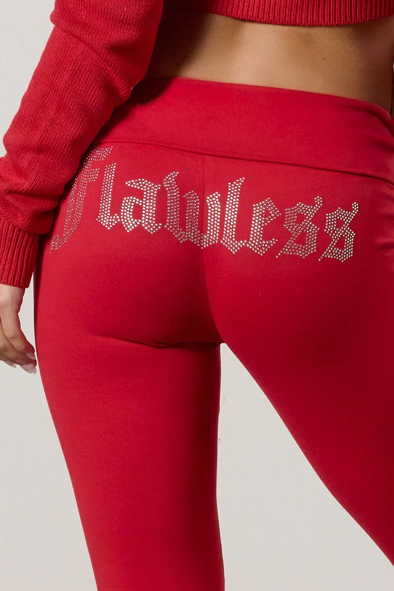 Flawless Foldover Flare Leggings - Image 5