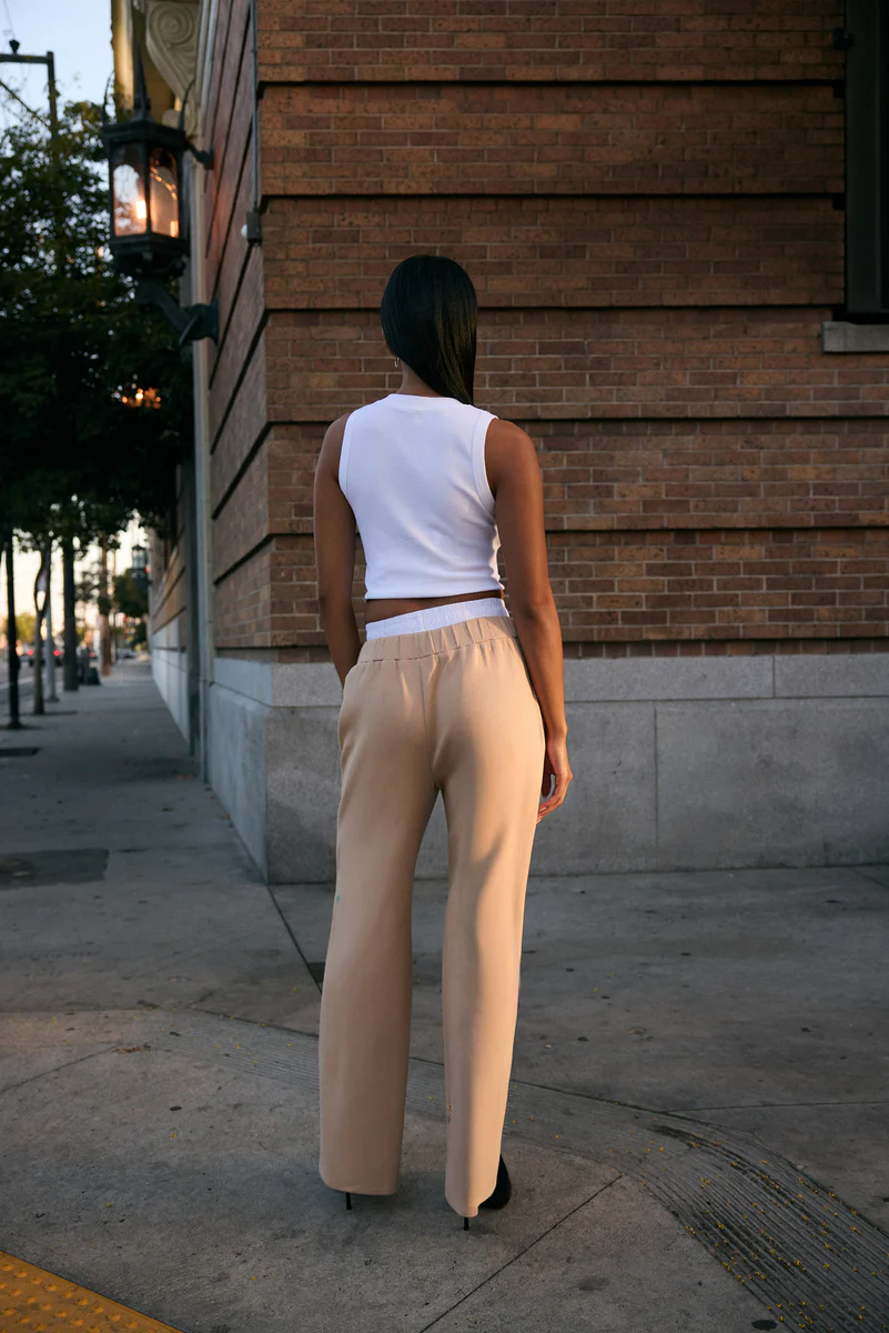 Ponte-Knit Straight-Leg Pants - Image 2