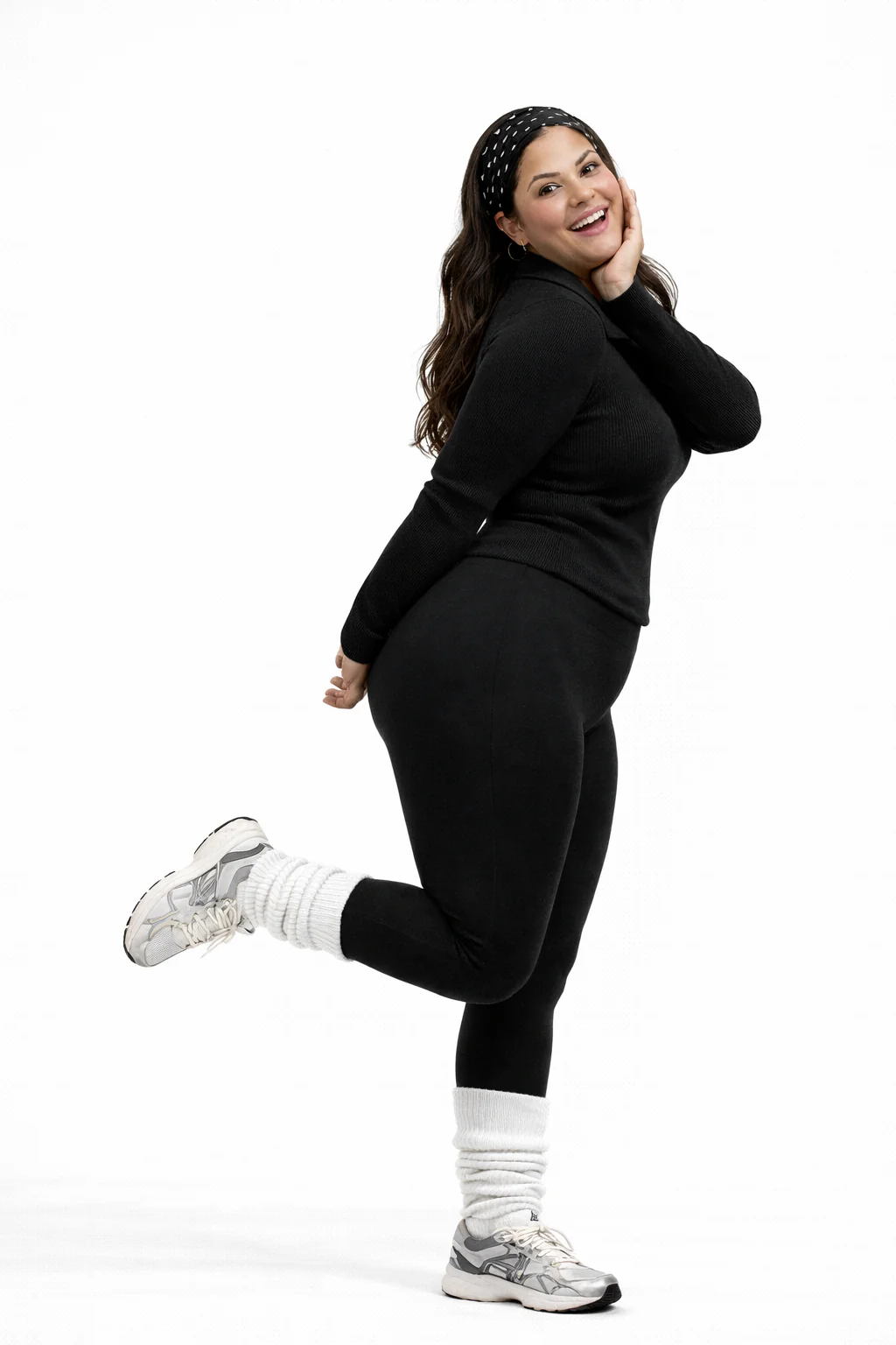 PLUS SIZE SEAMLESS LONG SLEEVE SHIRT - Image 5