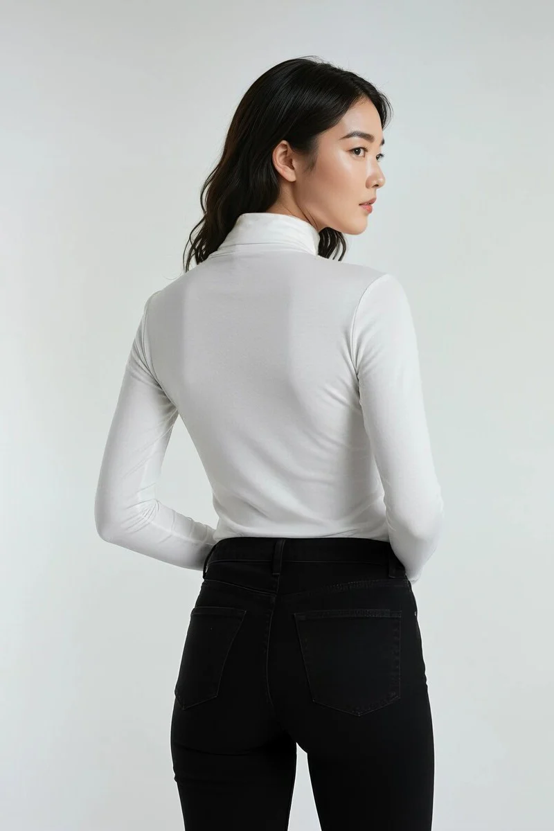 Long-Sleeve Turtleneck Sweater - Image 12