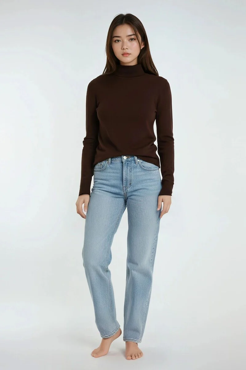 Long-Sleeve Turtleneck Sweater - Image 6
