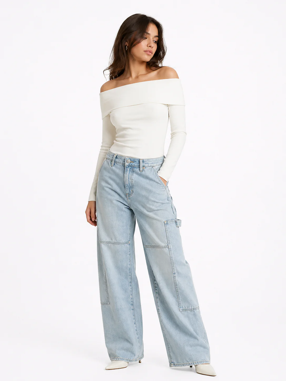 Foldover Off-The-Shoulder Top - Image 14