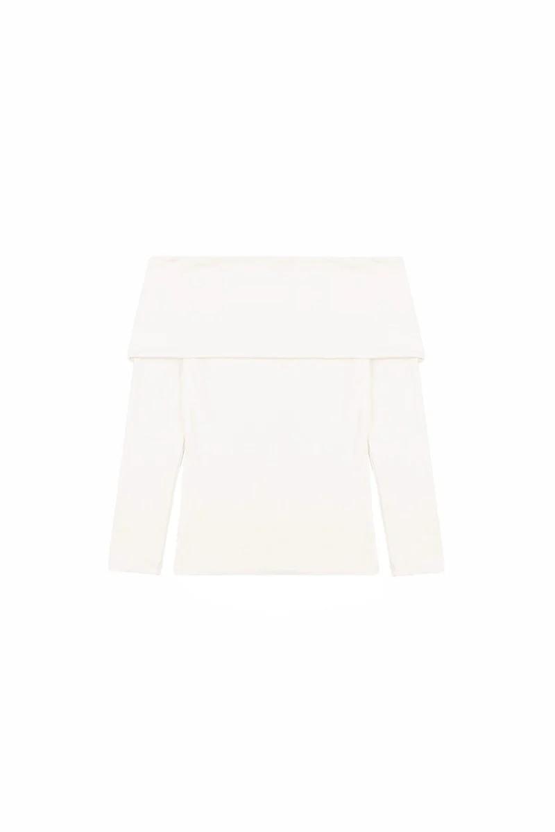 Foldover Off-The-Shoulder Top - Image 18