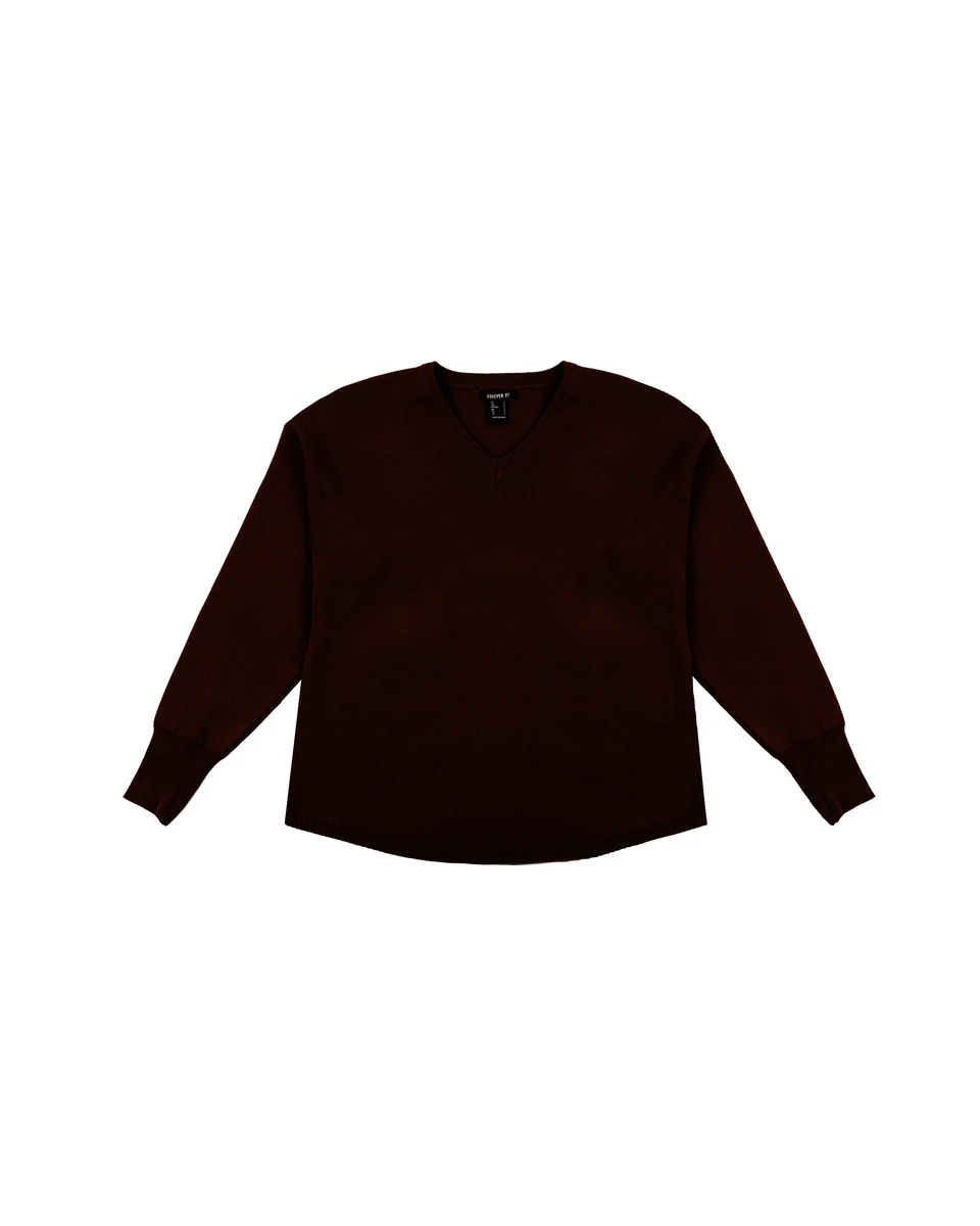 V-Neck Sweater & Wide-Leg Pant Set - Image 14