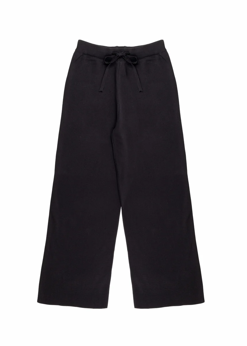 V-Neck Sweater & Wide-Leg Pant Set - Image 9
