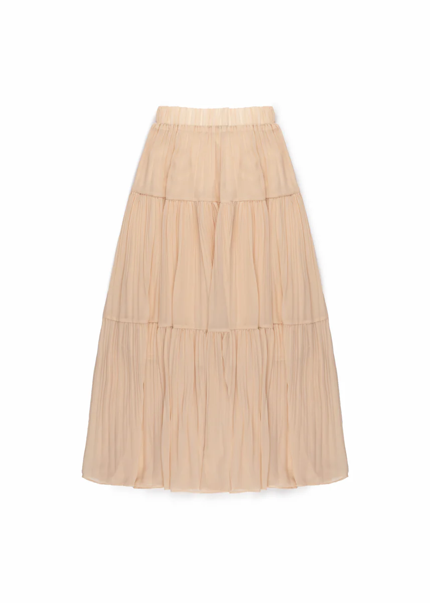 Chiffon Tiered Maxi Skirt - Image 6