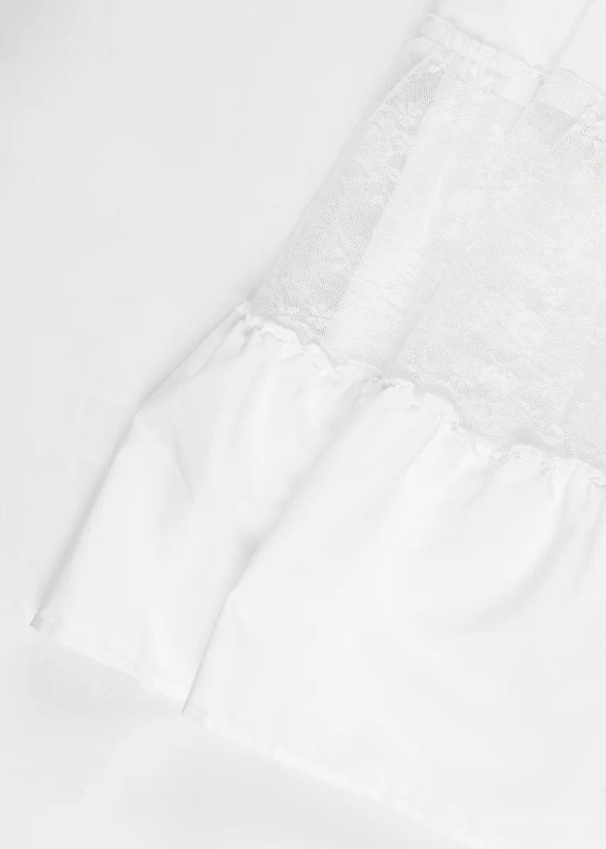 Tiered Lace Maxi Skirt - Image 10