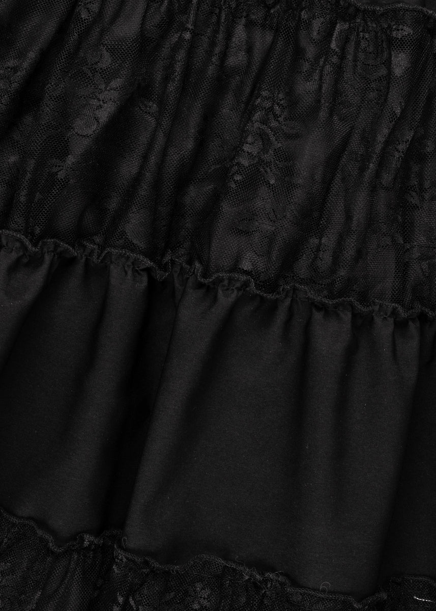 Tiered Lace Maxi Skirt - Image 4