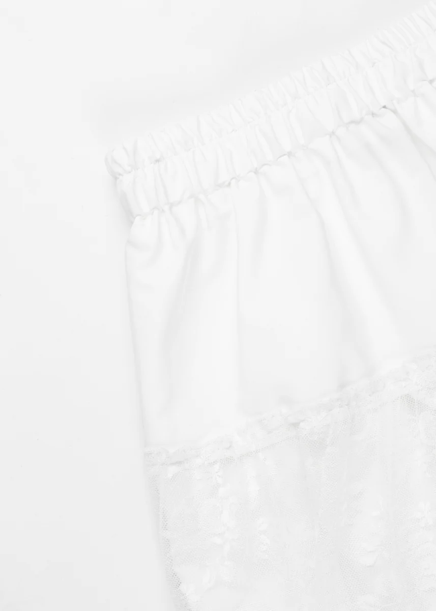 Tiered Lace Maxi Skirt - Image 8