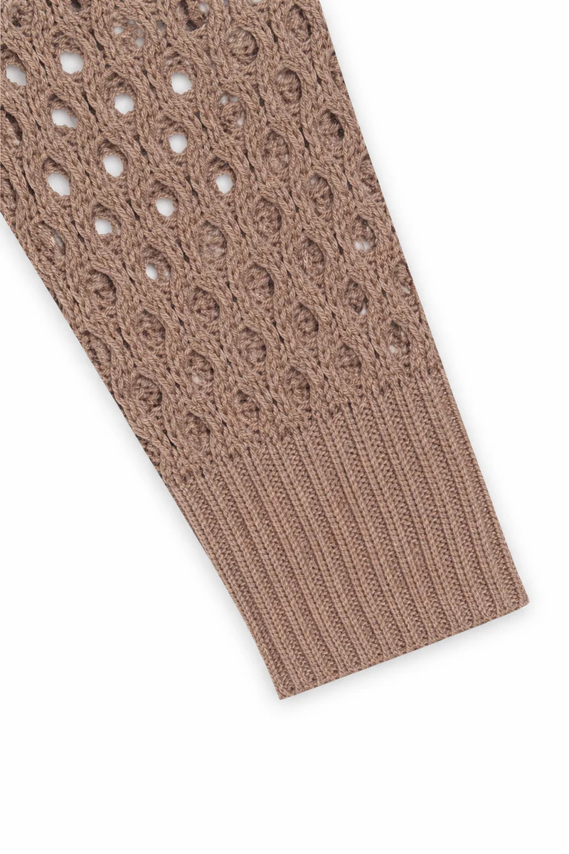 Open-Knit Crochet Sweater - Image 12