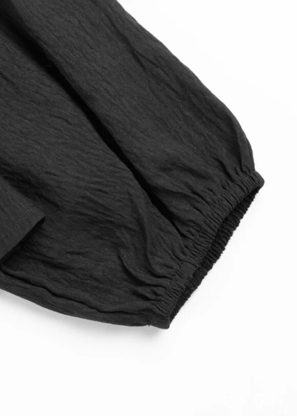 TIE FRONT RUFFLED BLOUSE - Image 6