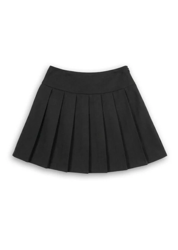 PLEATED MINI SKIRT WITH BUILT IN SHORT - Image 3