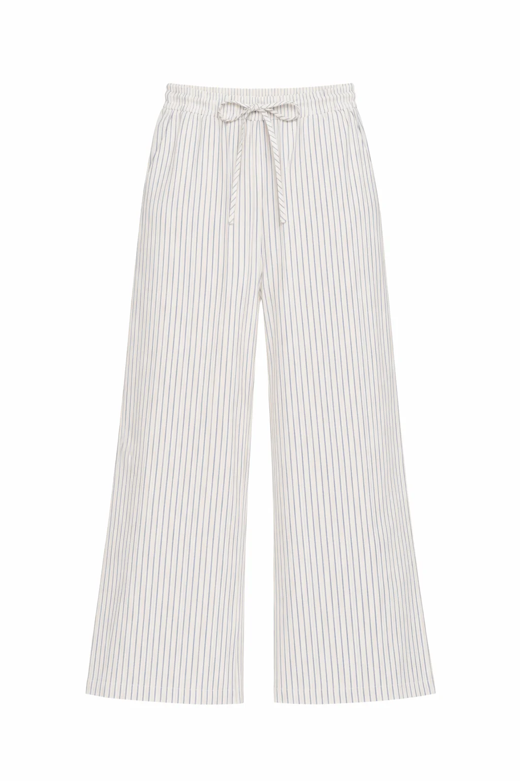 STRIPED LONG SLEEVE SHIRT AND WIDE LEG PANT SET - Image 12