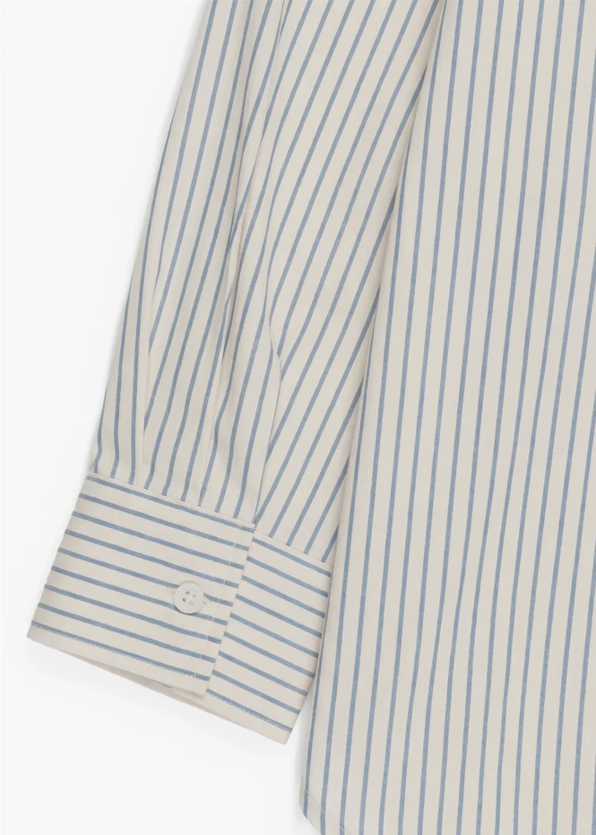 STRIPED LONG SLEEVE SHIRT AND WIDE LEG PANT SET - Image 14