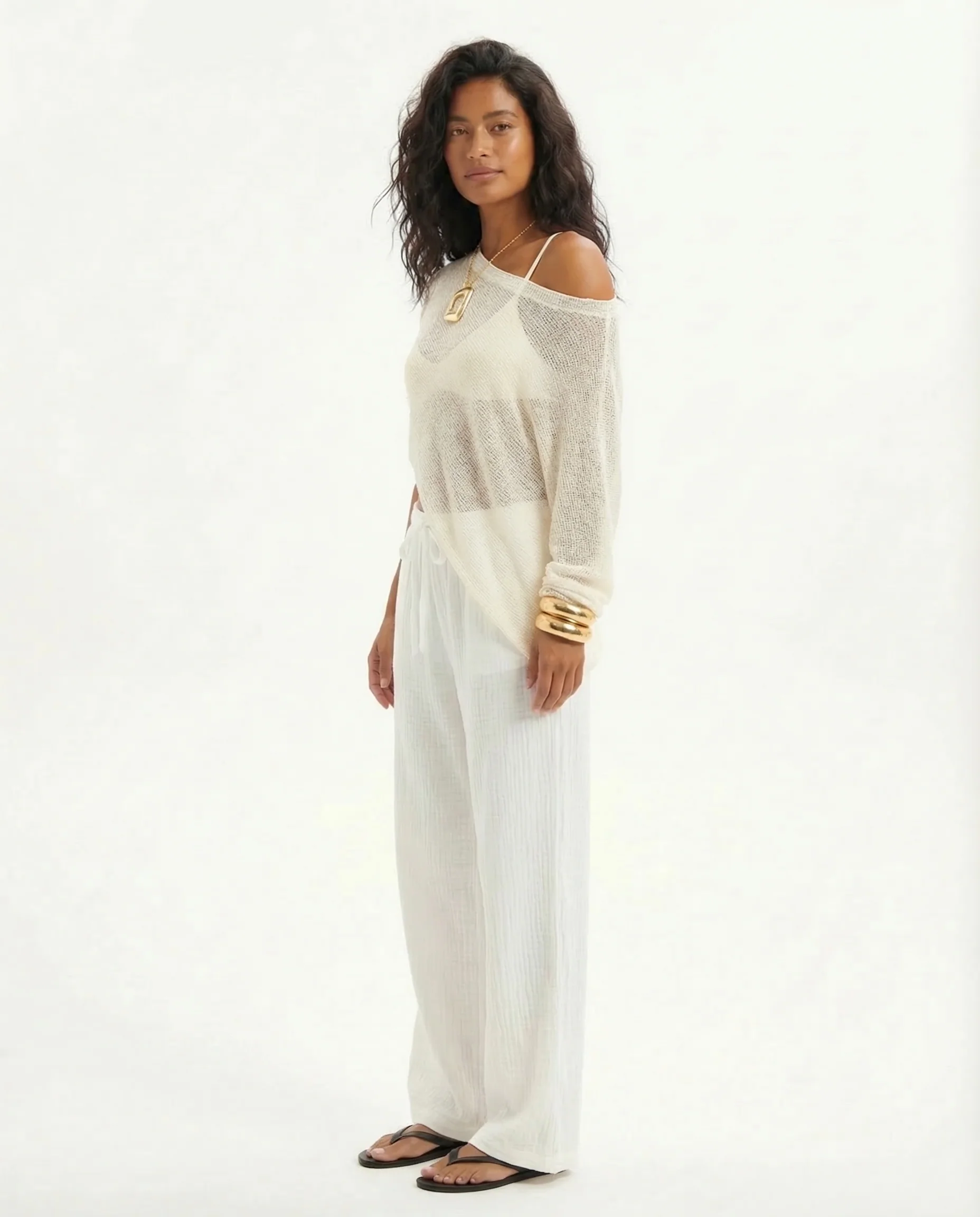 WIDE LEG PULL ON PANT - Image 4
