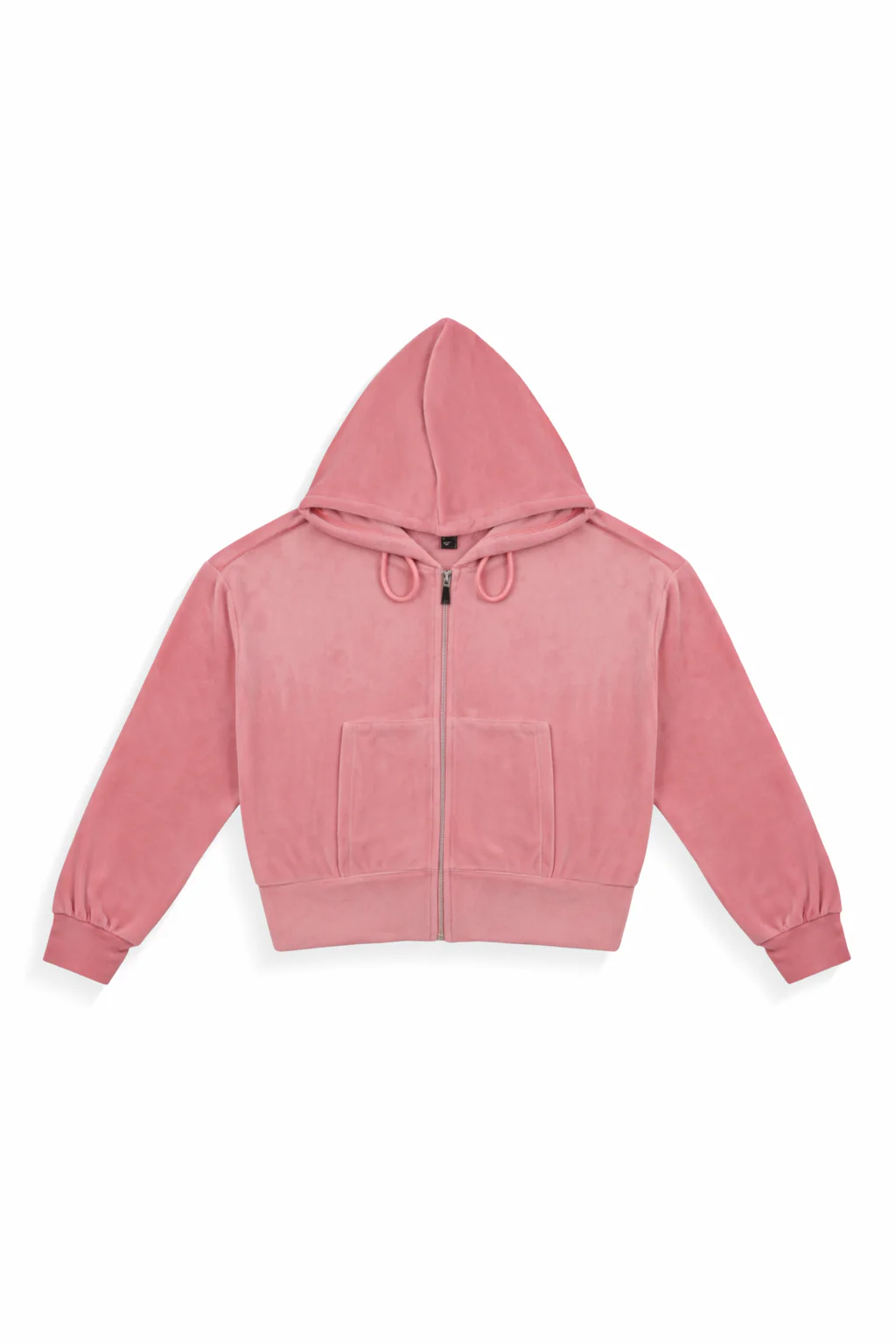 Velour Zip-Front Hoodie & Pant Set - Image 6