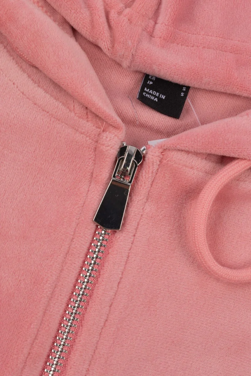 Velour Zip-Front Hoodie & Pant Set - Image 7