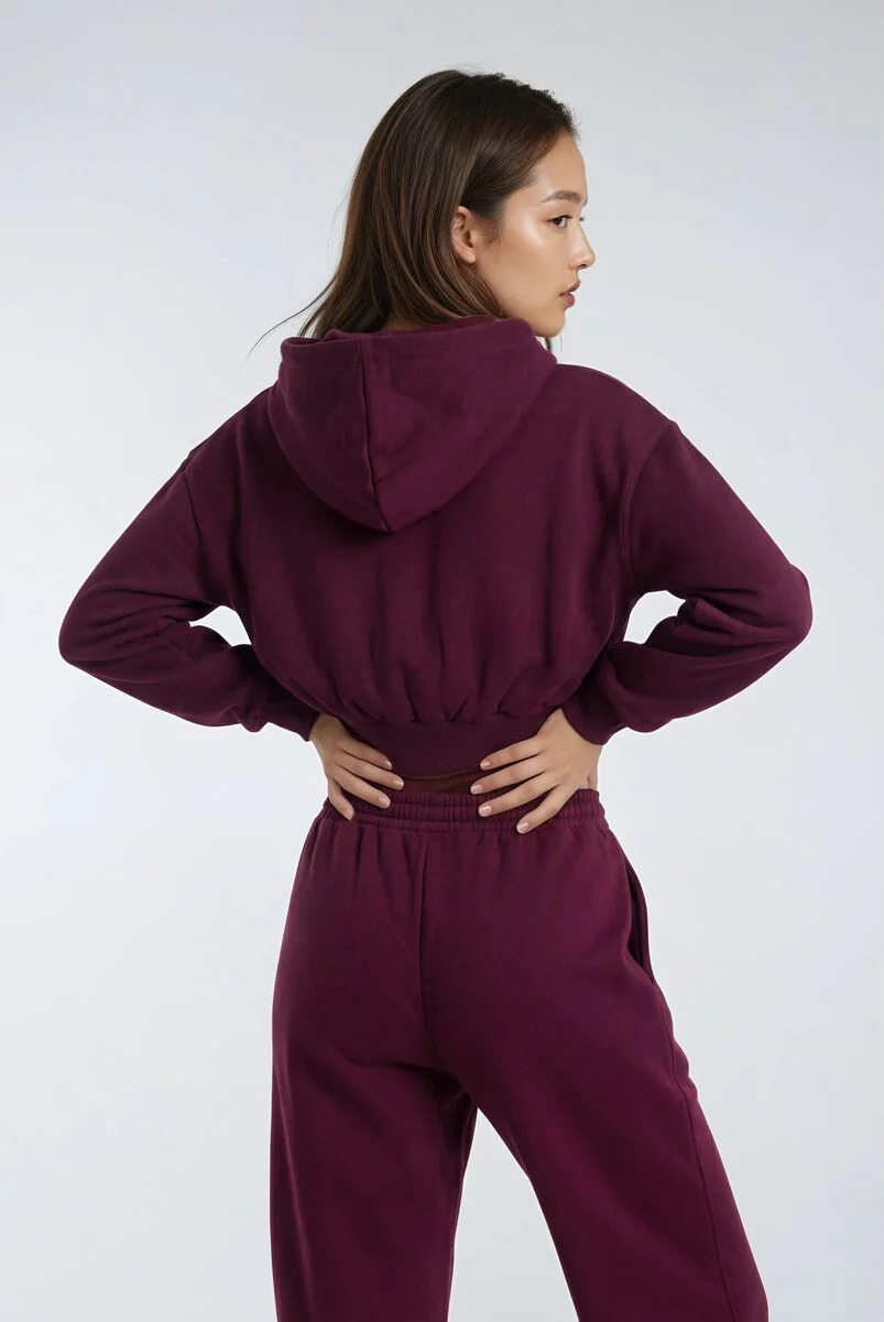 Cropped Embellished Hoodie - Image 14