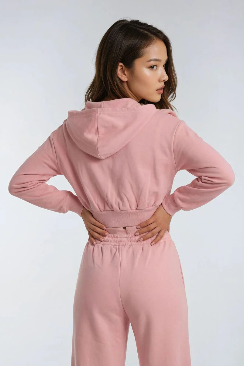 Cropped Embellished Hoodie - Image 4