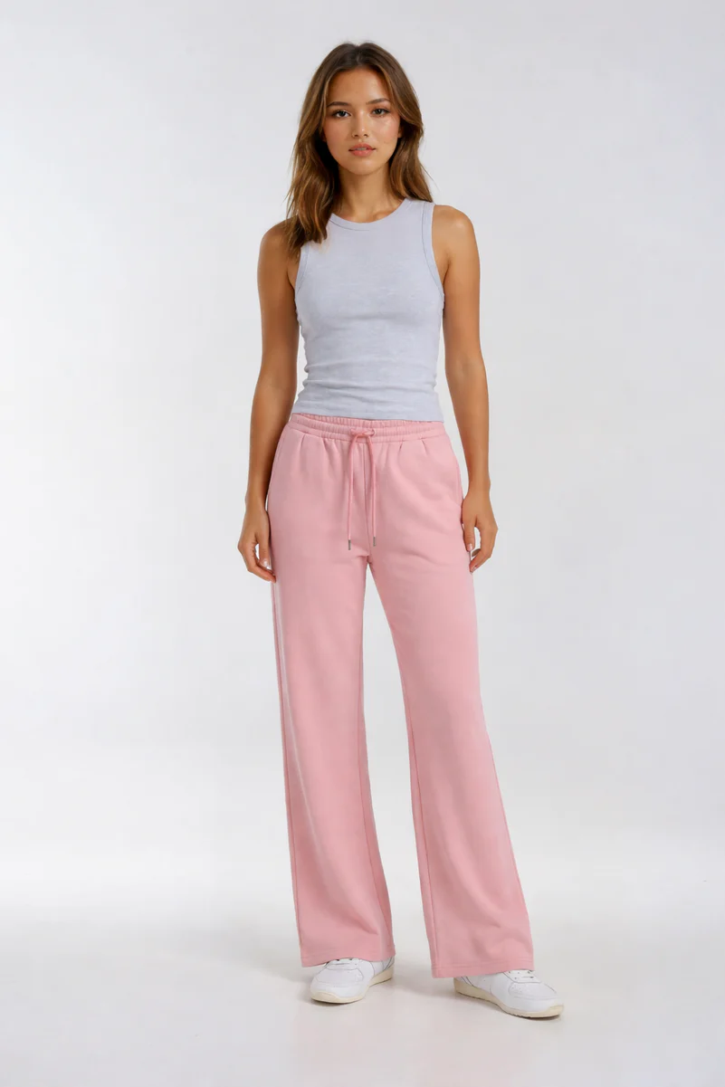 Drawstring Relaxed Fit Pants - Image 3