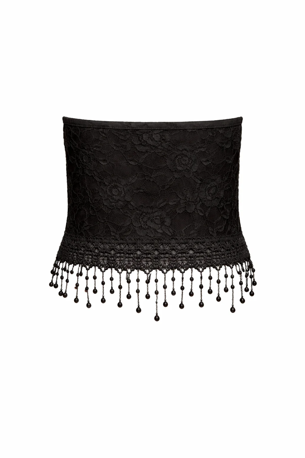 BANDEAU LACE CROP TOP - Image 3