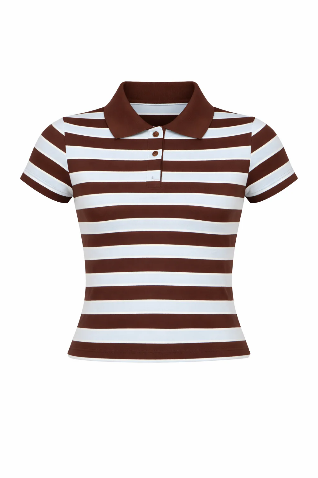 STRIPED COLLARED TOP - Image 4