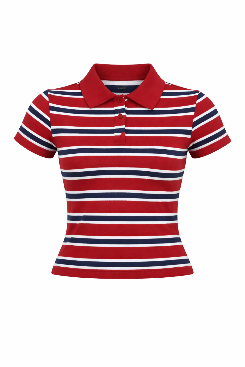 STRIPED COLLARED TOP - Image 8