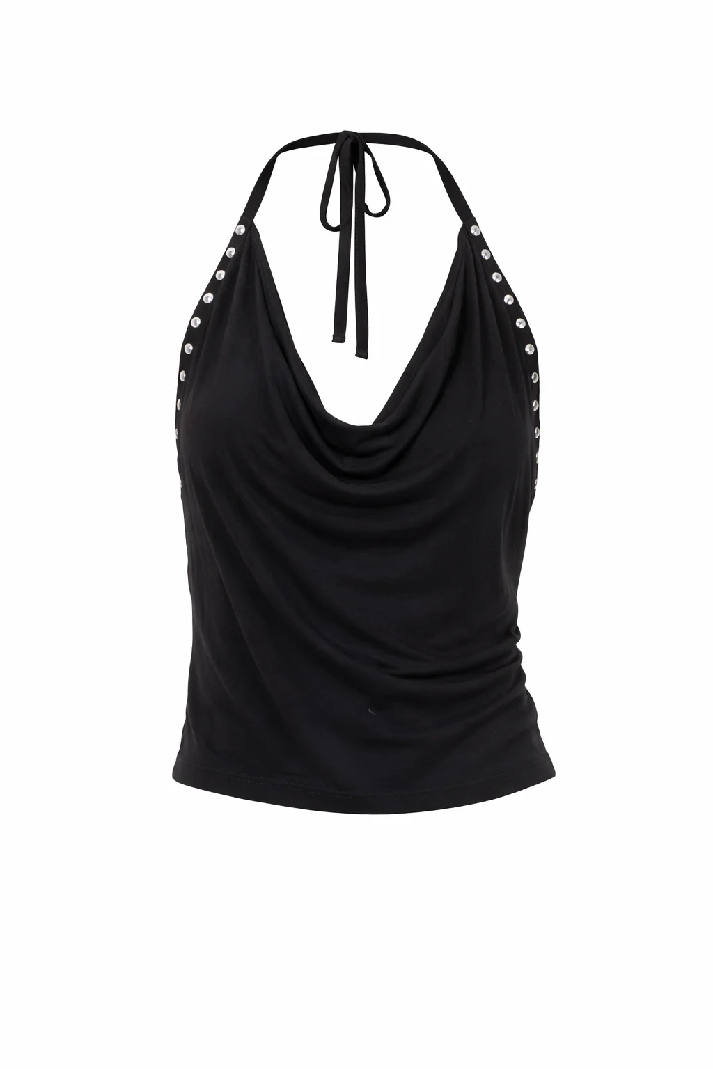 OPEN BACK COWL NECK TOP - Image 4