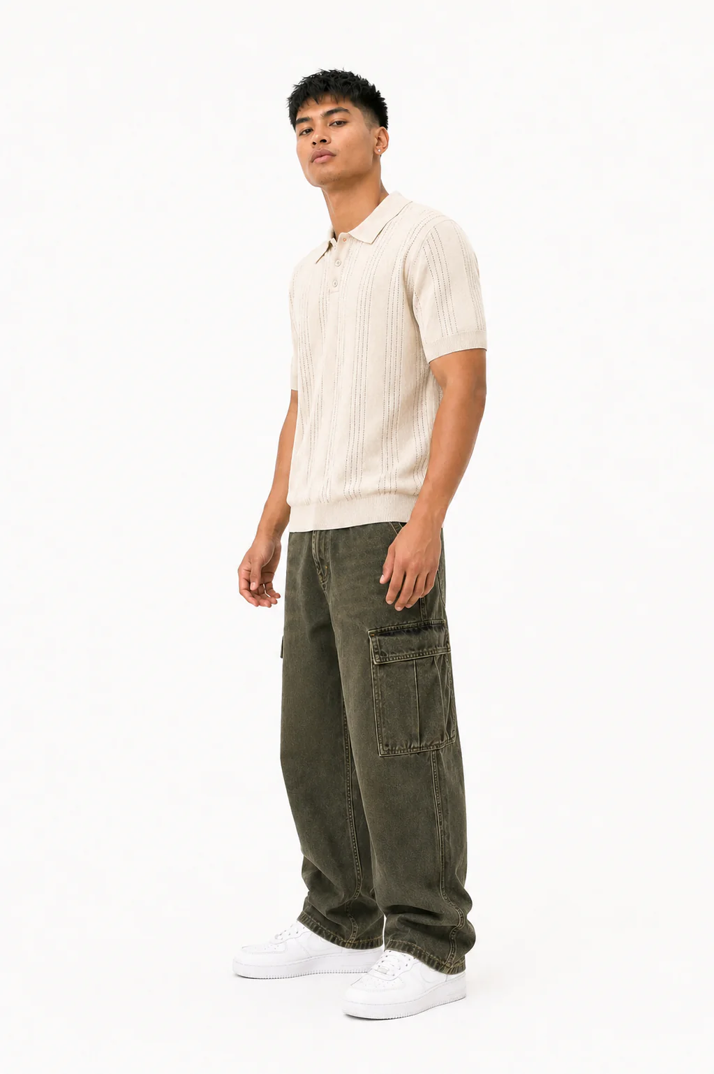 LIGHTWEIGHT KNIT POLO SHIRT - Image 2