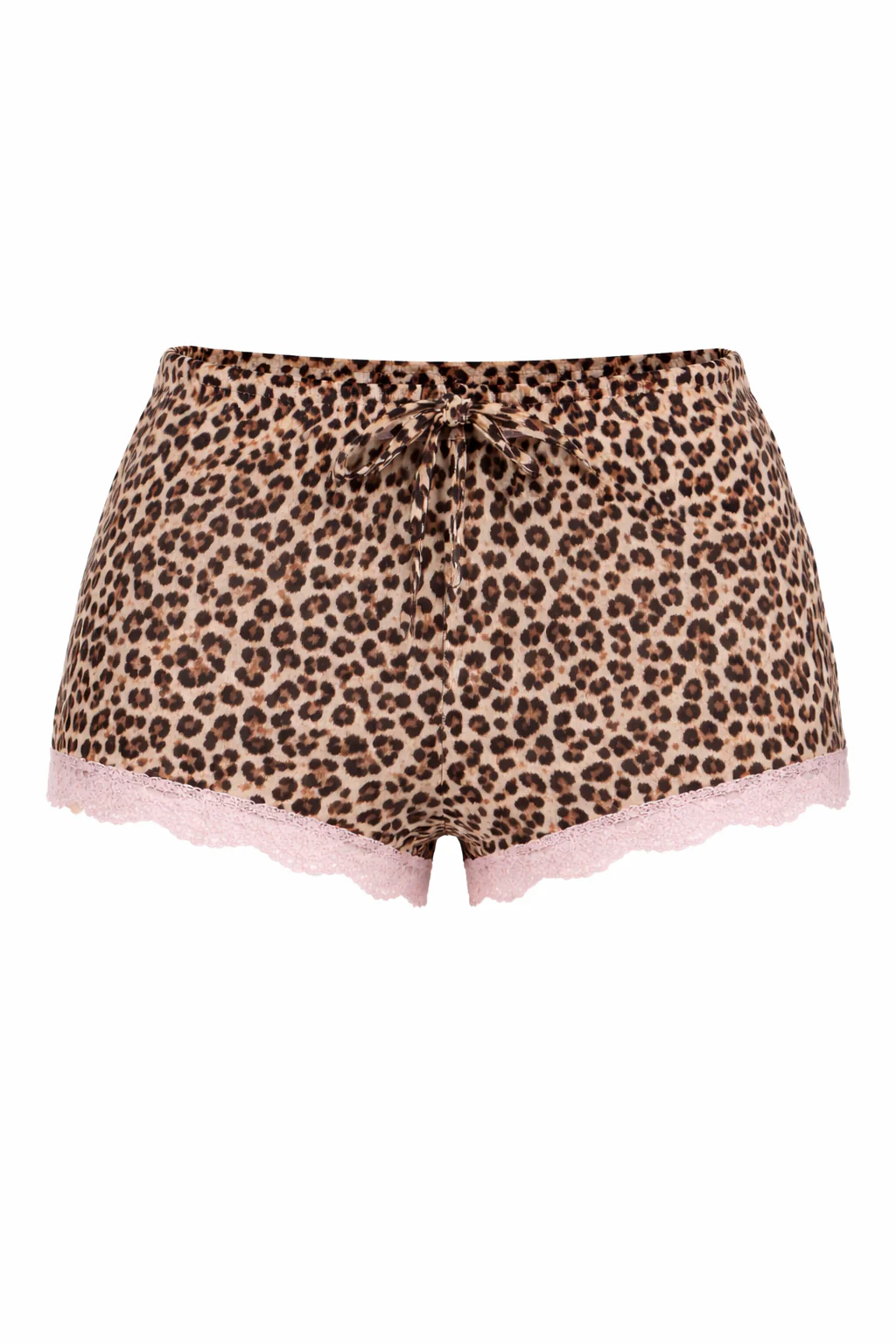 LEOPARD AND LACE MICRO SHORT - Image 2