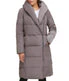 Asymmetrical Pillow Collar Down Coat Carbon - Image 4