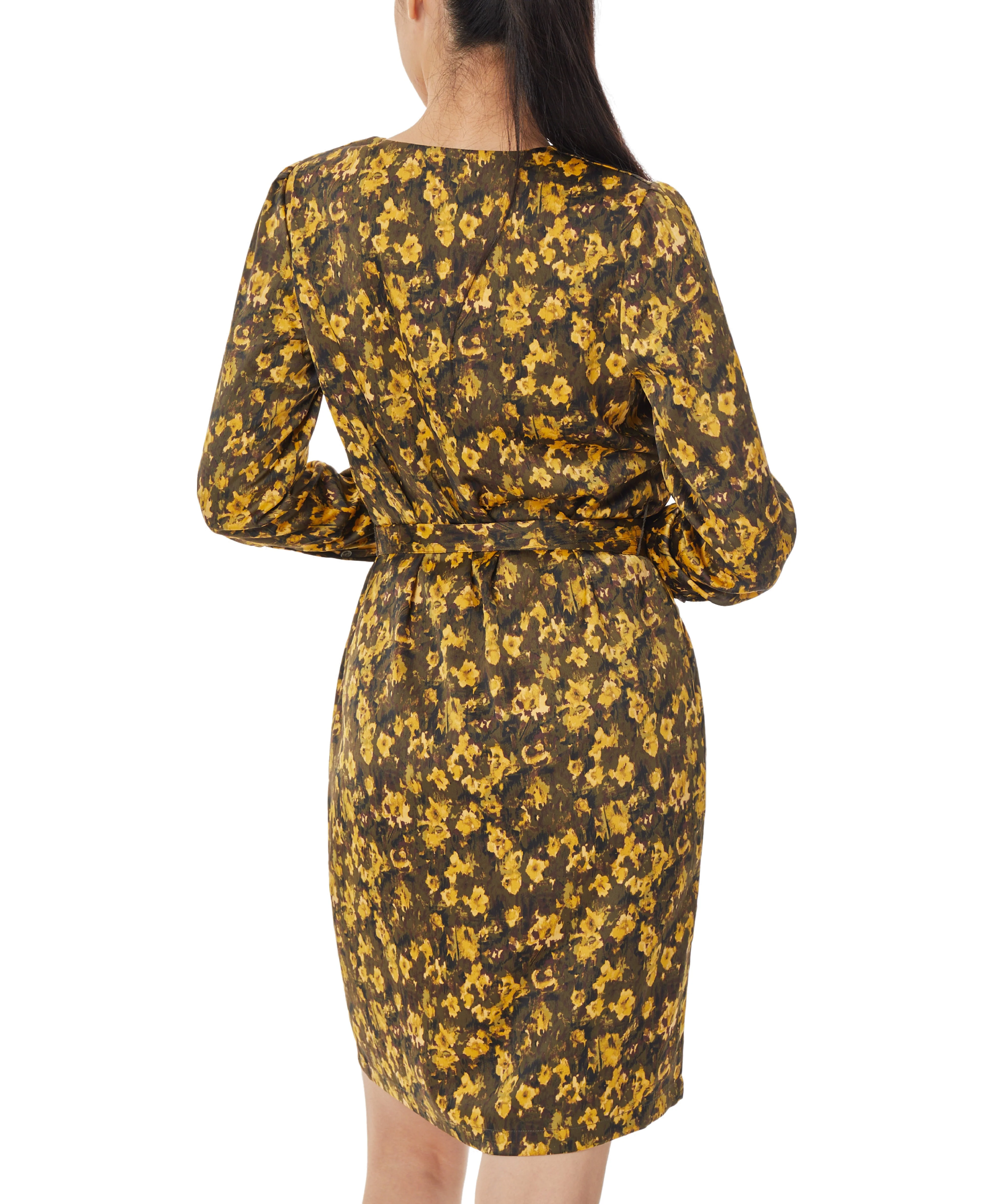 Austin Shirt Dress in Deep Loden/Jonagold - Image 4