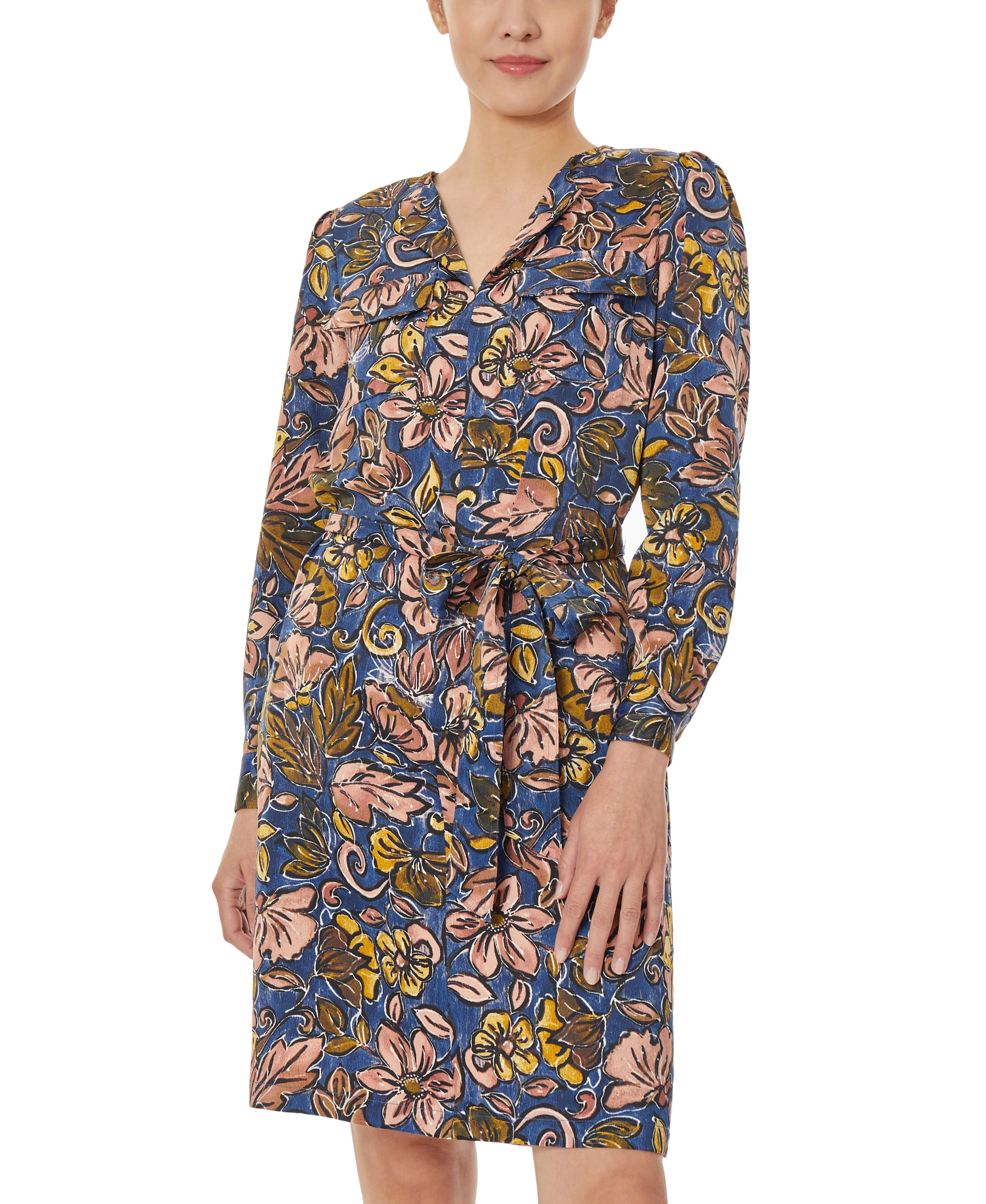Austin Shirt Dress with Tie-Waist - Image 2