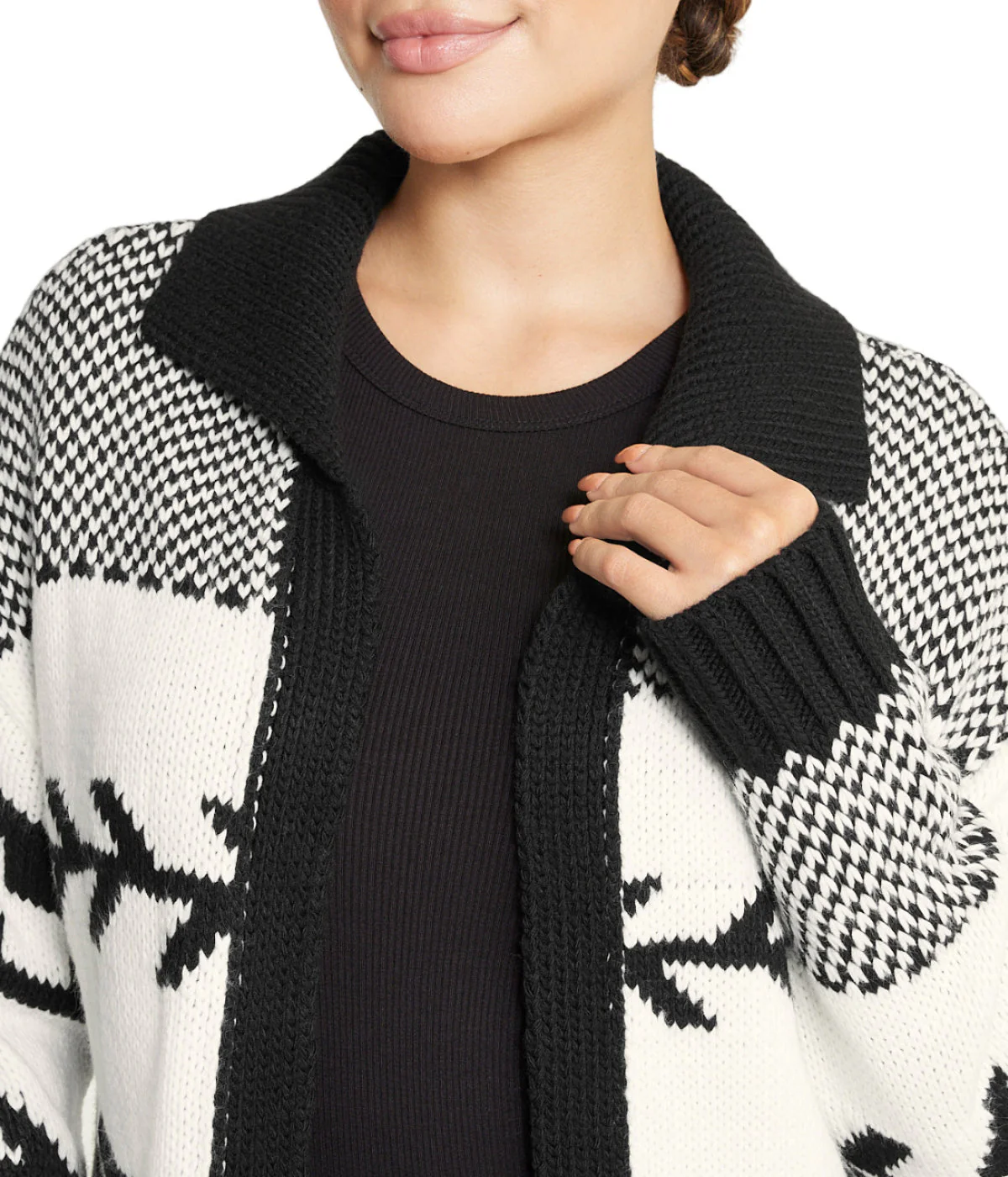 Belted Nordic Cardigan - Image 4