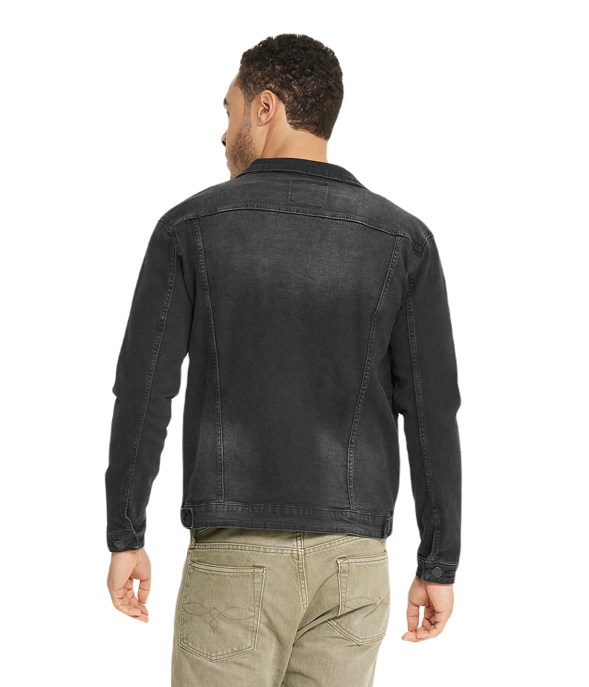 Black Denim Jacket - Image 2