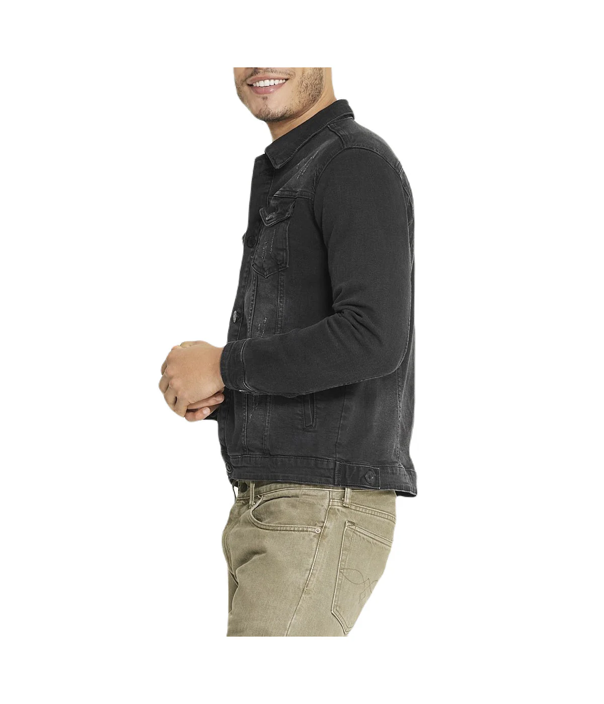 Black Denim Jacket - Image 3