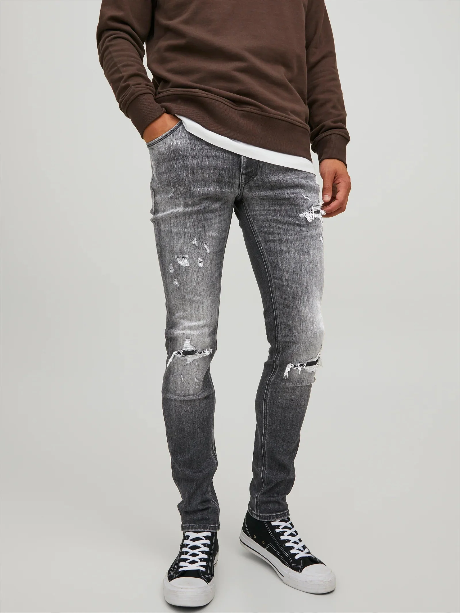 Black Denim Liam Seal Jeans - Image 2