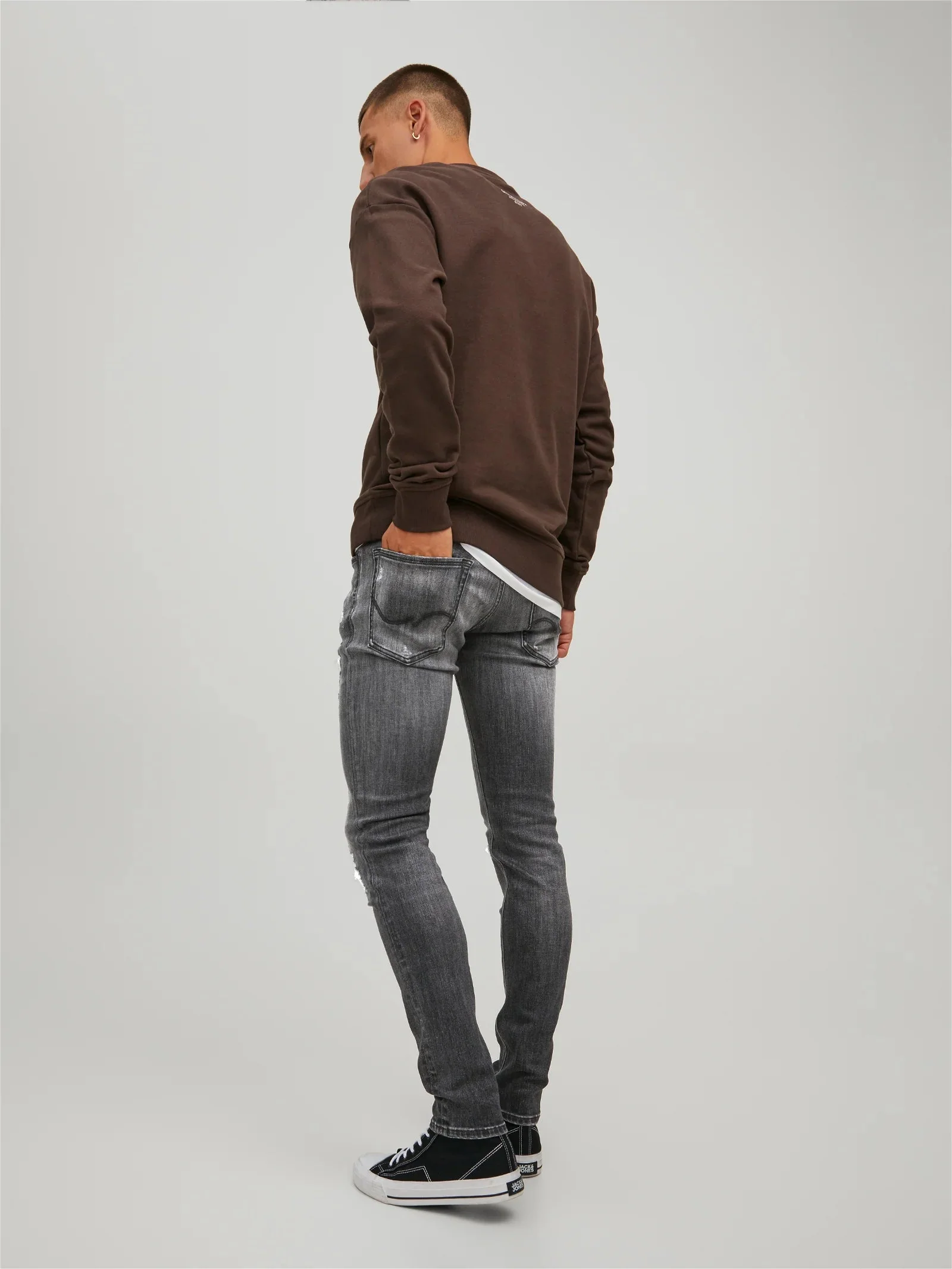 Black Denim Liam Seal Jeans - Image 3