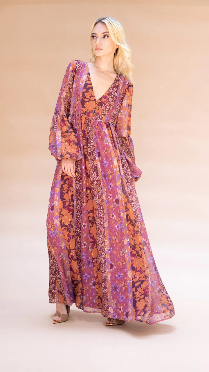 Blouson Maxi Dress - Image 4