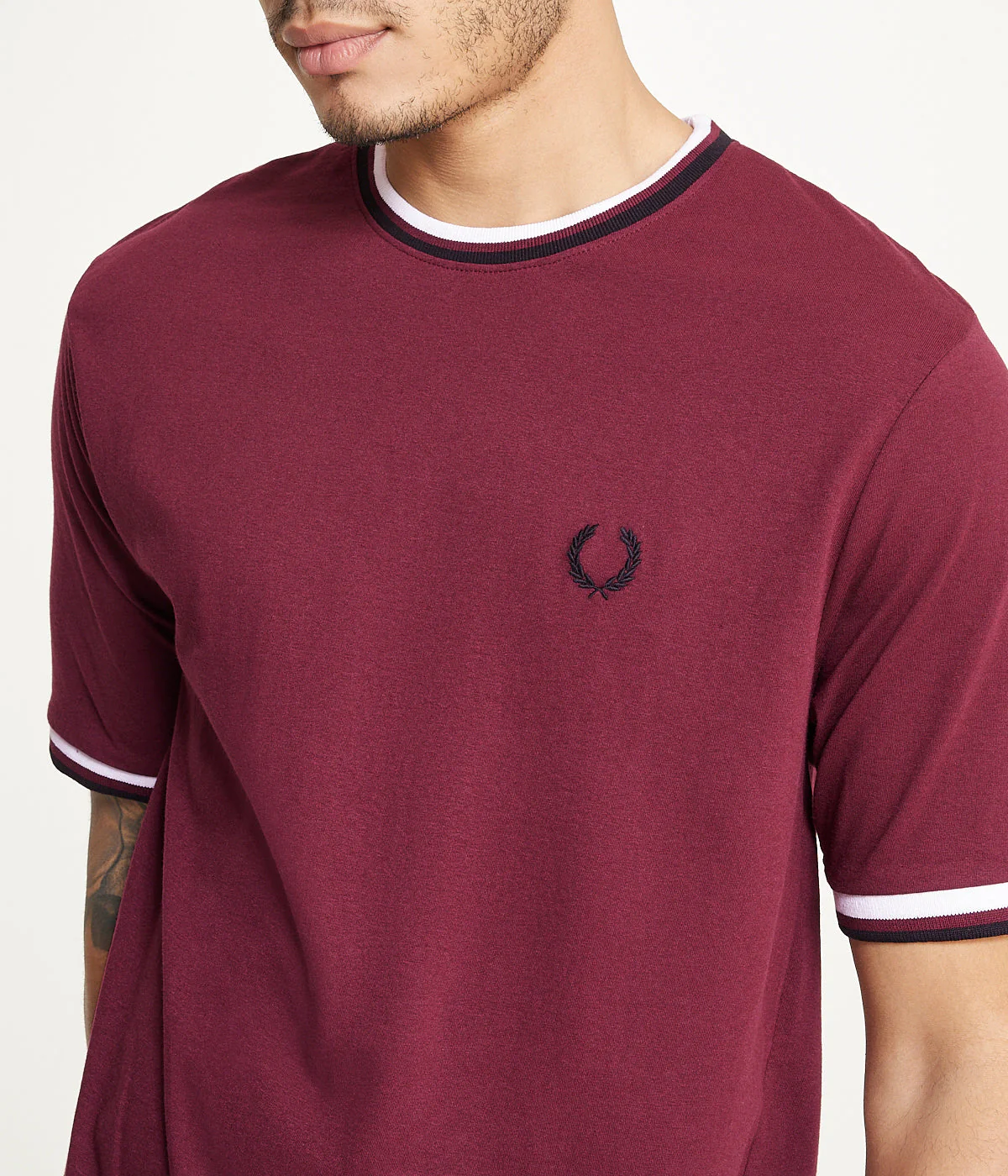 Brooklyn Laundry Men'sÂ Tonal Embroidery Crew Neck Tee - Image 4