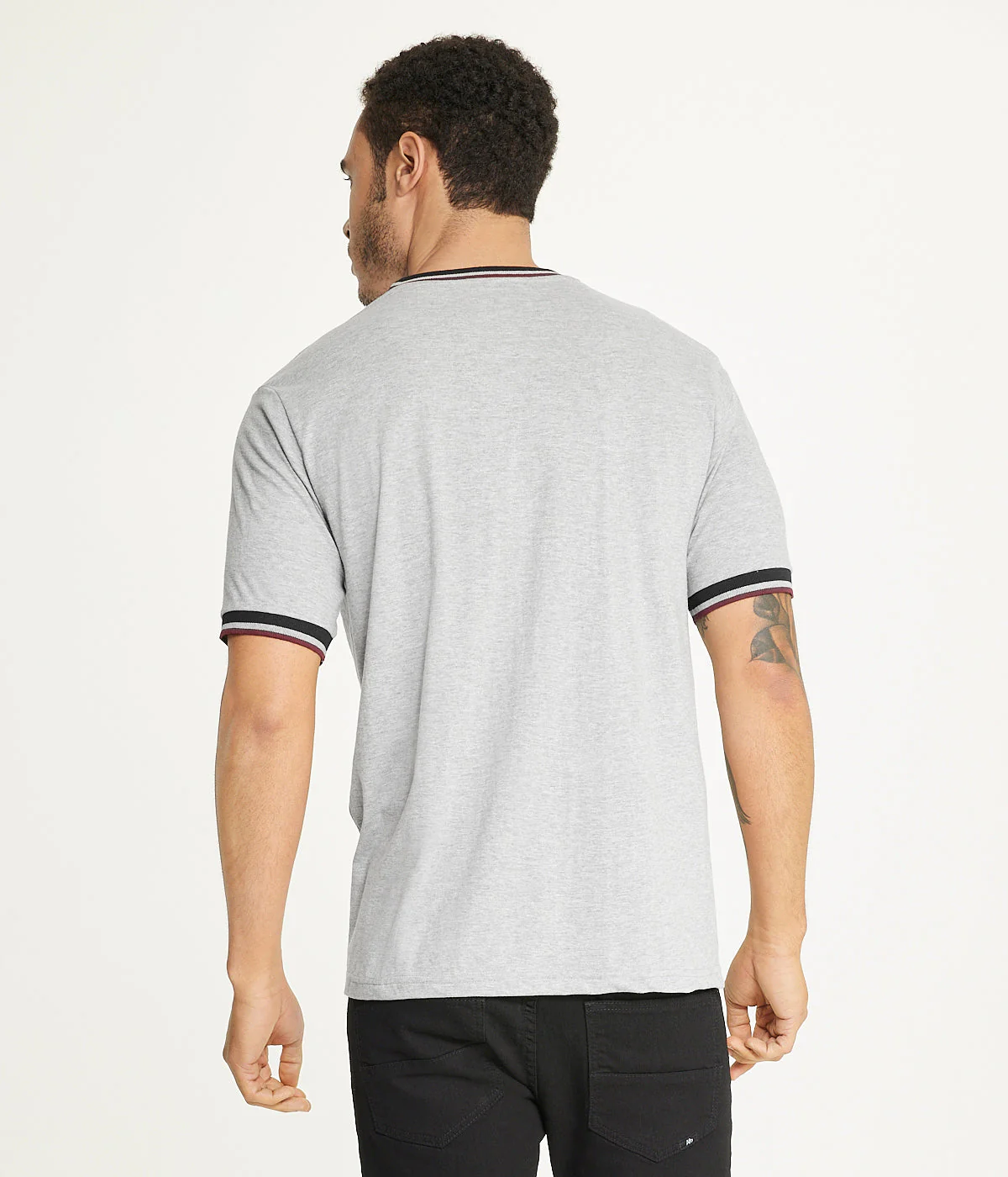 Brooklyn Laundry Men'sÂ Tonal Embroidery Crew Neck Tee - Image 2