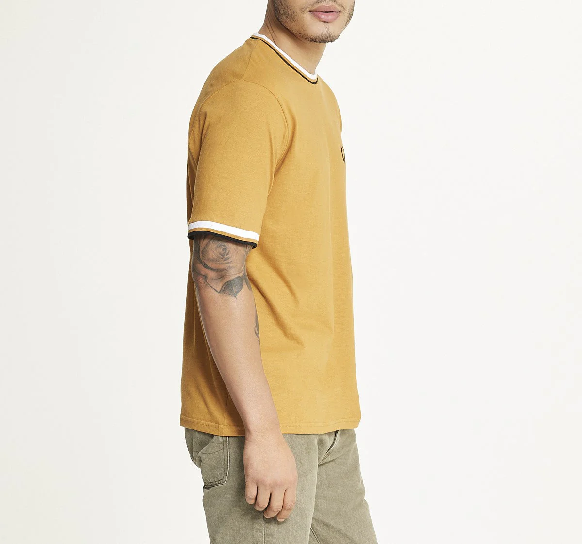 Brooklyn Laundry Men'sÂ Tonal Embroidery Crew Neck Tee - Image 3