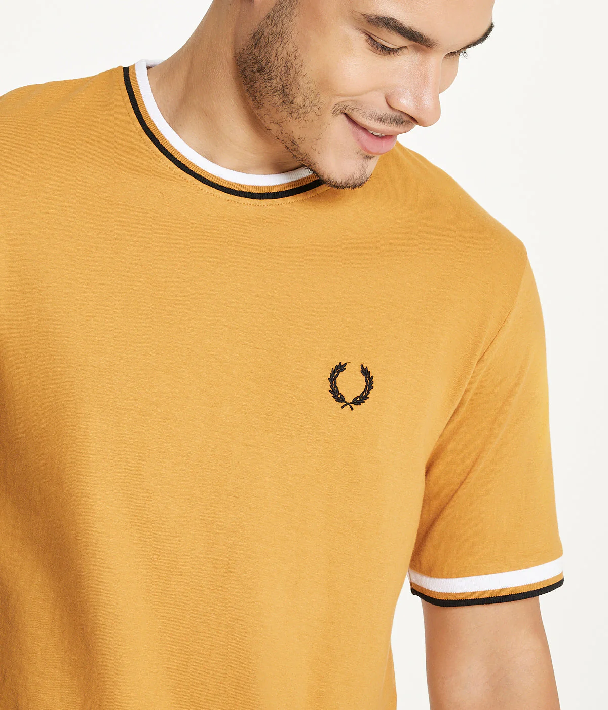 Brooklyn Laundry Men'sÂ Tonal Embroidery Crew Neck Tee - Image 4