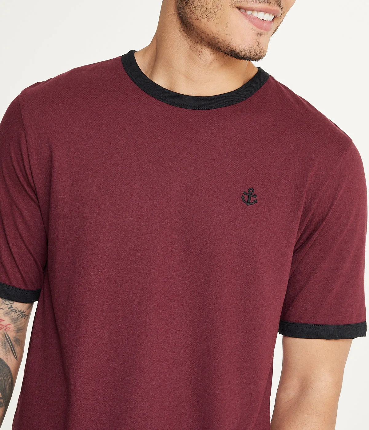 Brooklyn Laundry Men's Tonal Embroidery Short Sleeve Crew Neck Tee - Image 4