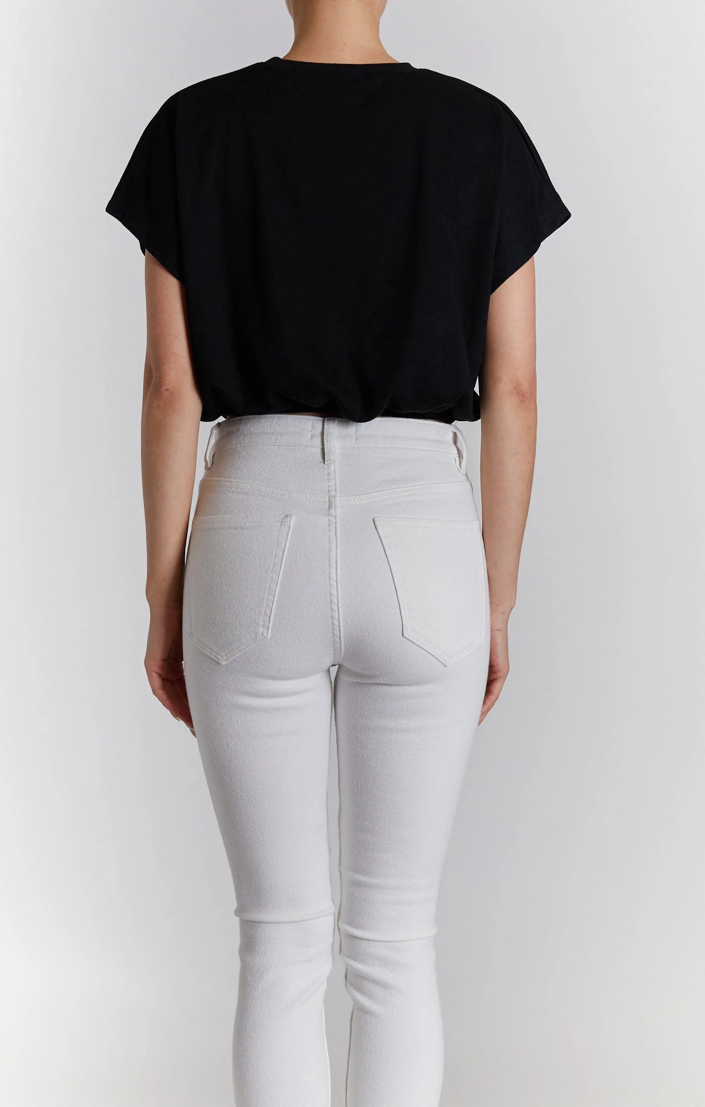 Bubble T-Shirt with Crew Neck - Image 2