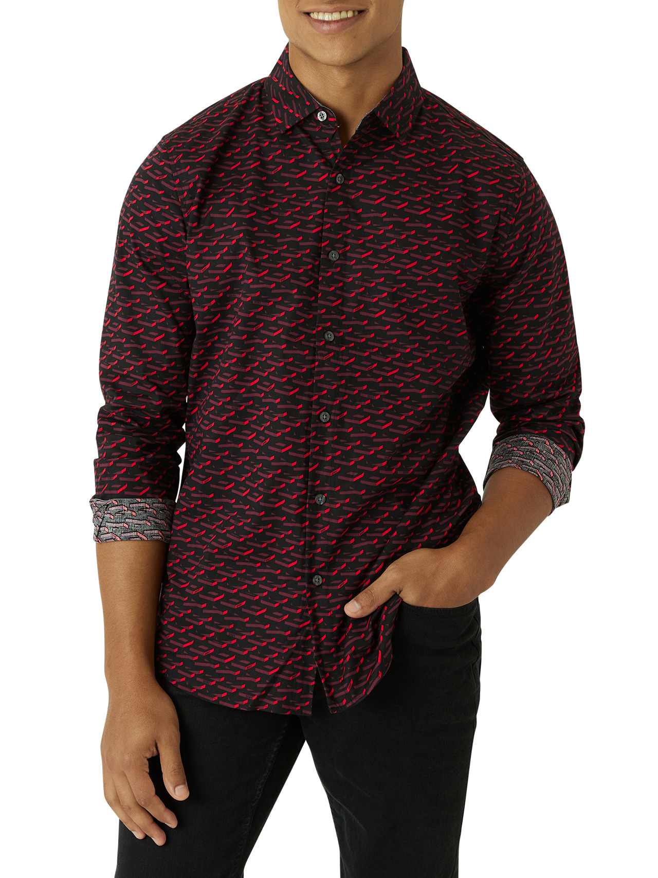 Burnett Long Sleeve Woven Shirt - Image 7