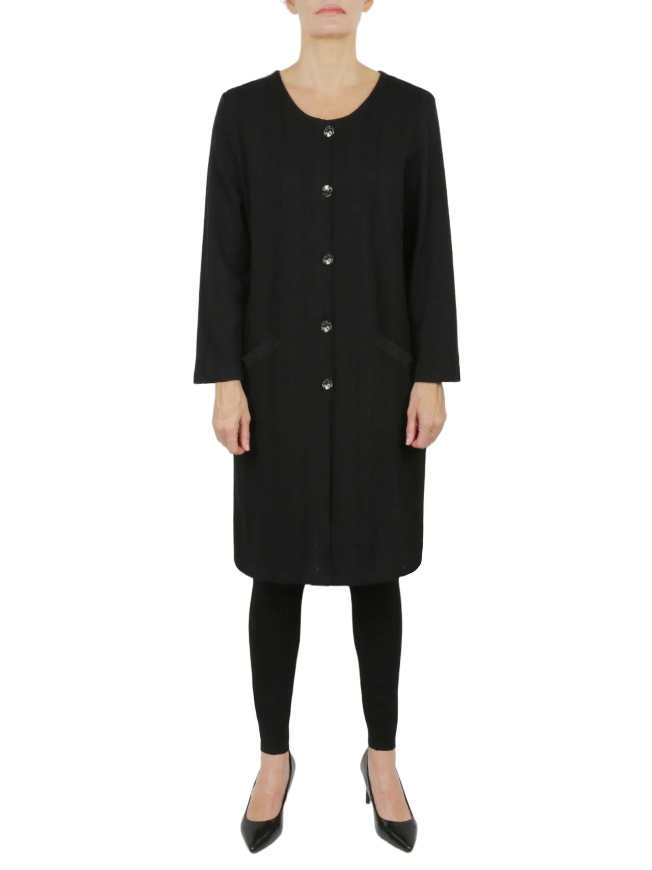 Button Front Long Tunic - Image 4